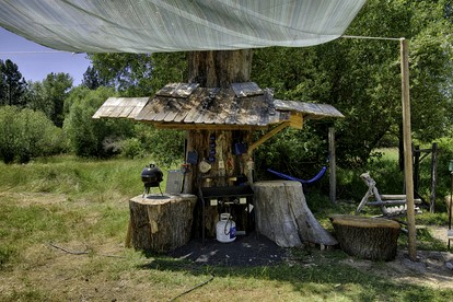 Incredible Secluded Tipi Nestled Amidst Trees and Fire Pit Provided in Garden Valley, Idaho - Garden Valley, Idaho - glamping.directory