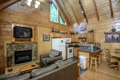 Rustic-Chic Cabin for Four - Ultimate Tennessee Glamping Escape in Pigeon Forge - Pigeon Forge, Tennessee - glamping.directory