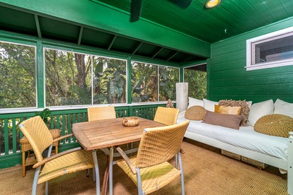 Extraordinary Tree House with Screened-In Lanai and Frontage Along the Wainiha River, Kauai, Hawaii - Wainiha, Hawaii - glamping.directory