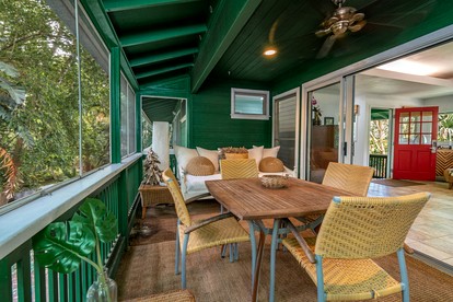 Extraordinary Tree House with Screened-In Lanai and Frontage Along the Wainiha River, Kauai, Hawaii - Wainiha, Hawaii - glamping.directory