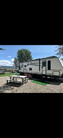 Pet-Friendly Riverfront Getaway with Outdoor Entertaining & Bonus Camper in Cascade, Idaho - Cascade, Idaho - glamping.directory