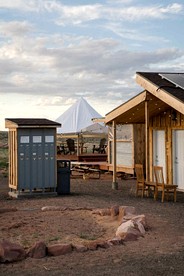 Spacious Bell Tent Rental for Two to Go Glamping in Utah - Monticello, Utah - glamping.directory