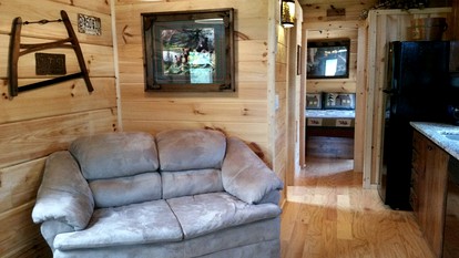 Unique Pet-Friendly Mountain Cabin Rental near Tryon International Equestrian Center - Mill Spring, North Carolina - glamping.directory