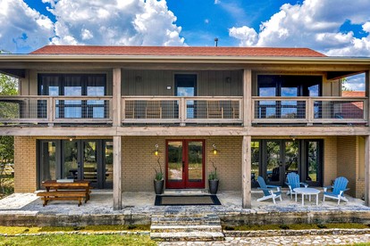 Serene Hilltop Brick Retreat with Panoramic Views Near Fredericksburg, Texas - glamping.directory