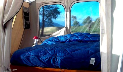 Glamping Safari Tent on the Yellowstone River, Montana - Livingston, Montana - glamping.directory
