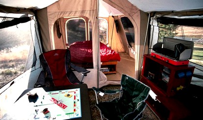 Glamping Safari Tent on the Yellowstone River, Montana - Livingston, Montana - glamping.directory