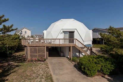 Unique Luxury Dome Rental Steps From Sandbridge Beach in Virginia Beach, VIrginia - glamping.directory