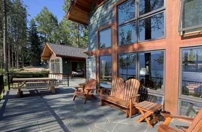 Lakeside Vacation Rental with Stunning Views and Spacious Interior on Flathead Lake, Montana - Polson, Montana - glamping.directory