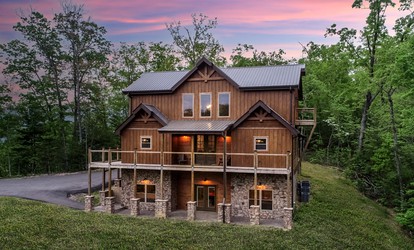 Opulent Oasis: Sevierville's Premier Luxury Cabin for Big Groups with Hot Tub - glamping.directory