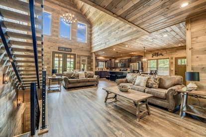 Opulent Oasis: Sevierville's Premier Luxury Cabin for Big Groups with Hot Tub - Sevierville, Tennessee - glamping.directory