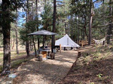 Bell Tent for Four for Dreamy Glamping Escapes in Colorado - Trinidad, Colorado - glamping.directory