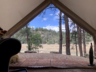 Bell Tent for Four for Dreamy Glamping Escapes in Colorado - Trinidad, Colorado - glamping.directory