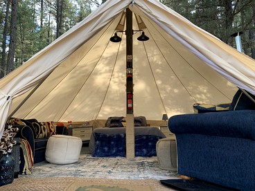 Bell Tent for Four for Dreamy Glamping Escapes in Colorado - Trinidad, Colorado - glamping.directory