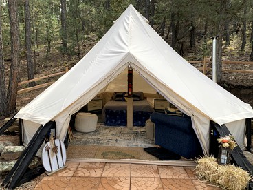 Bell Tent for Four for Dreamy Glamping Escapes in Colorado - glamping.directory