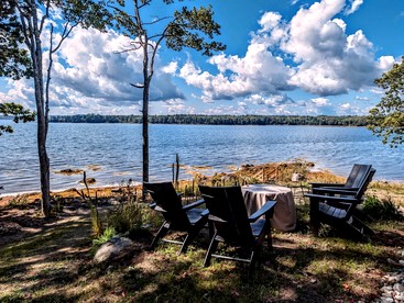 Stunning Waterfront Beach House with Private Beach and Fire Pits near Bar Harbor, Ellsworth Maine - Ellsworth, Maine - glamping.directory