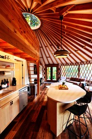 Scenic Woodland Yurt with Stargazing Dome & Firepit near Carson, Washington - Carson, Washington - glamping.directory