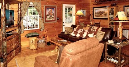 Rustic Wooden Cottage with Hot-Tub and Hiking Trails in Newport, Tennessee - Newport, Tennessee - glamping.directory