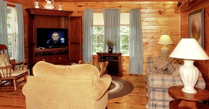 Rustic Wooden Cottage with Hot-Tub and Hiking Trails in Newport, Tennessee - Newport, Tennessee - glamping.directory