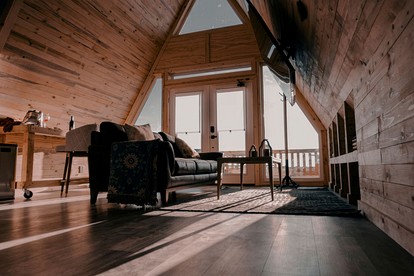 Rustic Off-Grid A-frame with Hot Tub and Sauna near the Grand Canyon for a Unique Escape in Williams, Arizona - Williams, Arizona - glamping.directory
