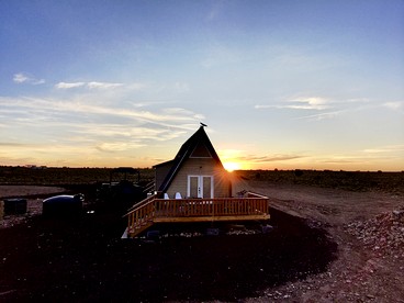 Rustic Off-Grid A-frame with Hot Tub and Sauna near the Grand Canyon for a Unique Escape in Williams, Arizona - Williams, Arizona - glamping.directory