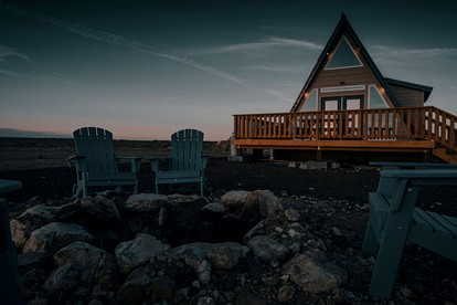 Rustic Off-Grid A-frame with Hot Tub and Sauna near the Grand Canyon for a Unique Escape in Williams, Arizona - glamping.directory