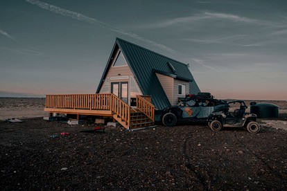 Rustic Off-Grid A-frame with Hot Tub and Sauna near the Grand Canyon for a Unique Escape in Williams, Arizona - Williams, Arizona - glamping.directory
