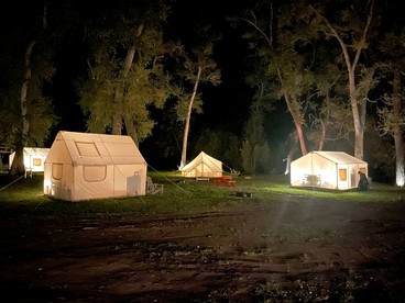 Escape to Nature in this Lovely Safari Tent near the Santa Fe Forest, New Mexico - glamping.directory