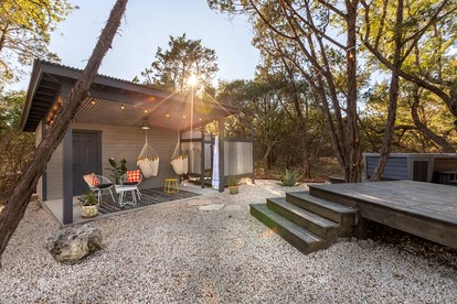 Charming Texas Tiny House with Private Hot Tub for the Best Glamping in Wimberley - Wimberley, Texas - glamping.directory