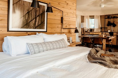 Romantic Tent Rental with a Wood-Burning Stove on the Pedernales River, Texas - Johnson City, Texas - glamping.directory