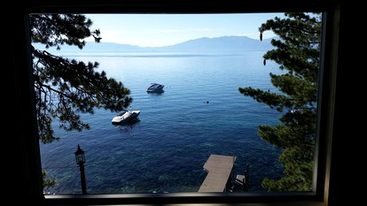 Rustic Waterfront Log Cabin at Meeks Bay on Lake Tahoe, California - Tahamo, California - glamping.directory