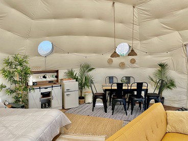 Stunning Geo Dome with Joshua Tree vibes - Palmdale, California - glamping.directory