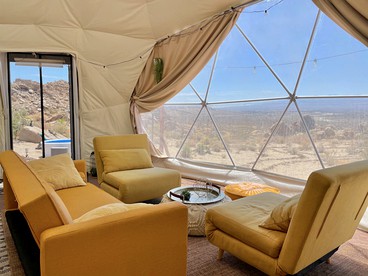 Stunning Geo Dome with Joshua Tree vibes - Palmdale, California - glamping.directory