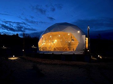 Stunning Geo Dome with Joshua Tree vibes - glamping.directory