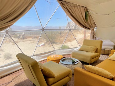 Stunning Geo Dome with Joshua Tree vibes - Palmdale, California - glamping.directory