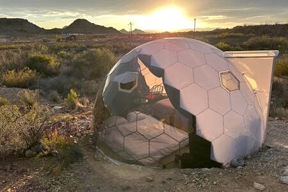 Space Pod 002 at Space Cowboys in Terlingua, TX - glamping.directory