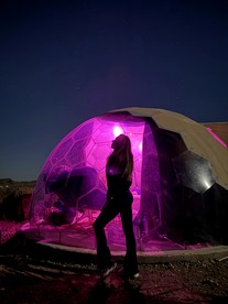 Space Pod 002 at Space Cowboys in Terlingua, TX - Terlingua, Texas - glamping.directory