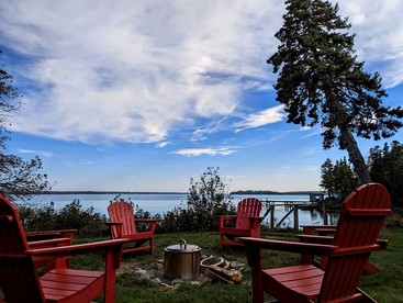 Stunning Oceanfront Ranch Cottage with Private Beach & Fire Pit Near Acadia National Park, Gouldsboro Maine - Gouldsboro, Maine - glamping.directory