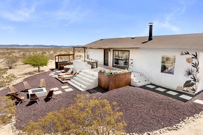 Impressive Cottage with Fire Pit, Hot-tub and Barbecue in Joshua Tree, California - glamping.directory