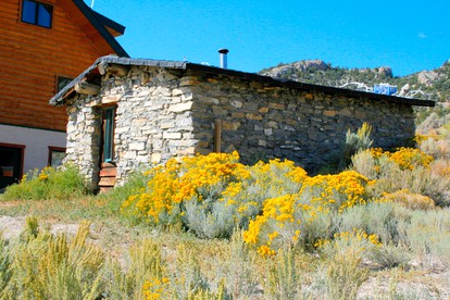 Rustic Stone Cabin on an Idyllic Ranch for a Rural Getaway in Manhattan, Nevada - glamping.directory