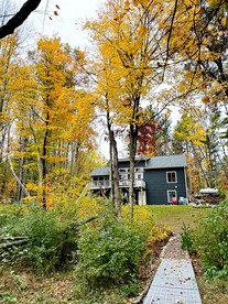 Outstanding Retreat with Dock, Game Space and Lake Views in Wisconsin - Stone Lake, Wisconsin - glamping.directory