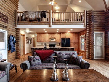 Waterfront Log Cabin Rental with Wood-Burning Stove near Salt Lake City, Utah - Scofield, Utah - glamping.directory