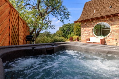 Enchanting Turret-Style Tower with Hot Tub & Fairytale Design near Fredericksburg, Texas - Fredericksburg, Texas - glamping.directory