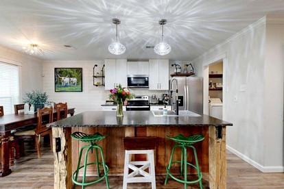 Modern Farmhouse Escape with Patio & Fire Pit in Bryan, Texas - Bryan, Texas - glamping.directory