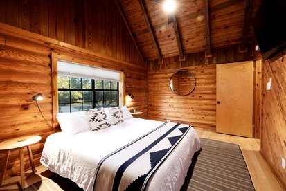 Luxury Fredericksburg Log Cabin with Heated Pool, Hot Tub & Game Room Near Main Street, Fredericksburg, TX - Fredericksburg, Texas - glamping.directory