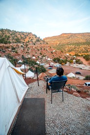Pet Friendly Dry Tent Near for Glamping near Zion National Park - Hildale, Utah - glamping.directory