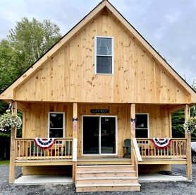 Cozy Secluded Cabin with Fire Pit and Barbecue in Greenville, Maine - Greenville, Maine - glamping.directory