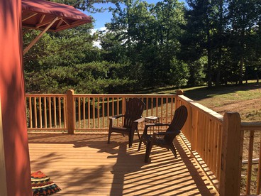 Sunny Yurt Rental with a Beautiful Interior on the New River in Virginia - Rich Creek, Virginia - glamping.directory