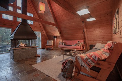 Stunning A-Frame Cabin Rental in the Catskills near Albany, New York - Kingston, New York - glamping.directory