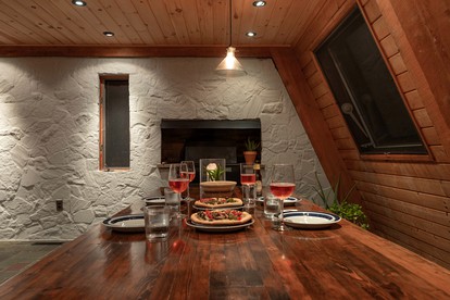 Stunning A-Frame Cabin Rental in the Catskills near Albany, New York - Kingston, New York - glamping.directory