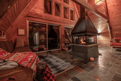 Stunning A-Frame Cabin Rental in the Catskills near Albany, New York - Kingston, New York - glamping.directory